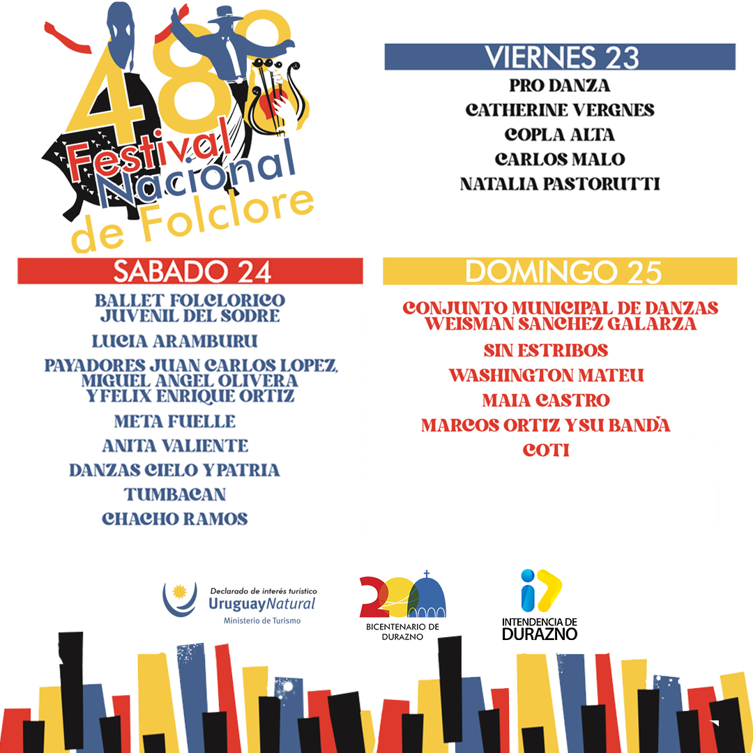 48º Festival Nacional de Folclore en Durazno MINTUR